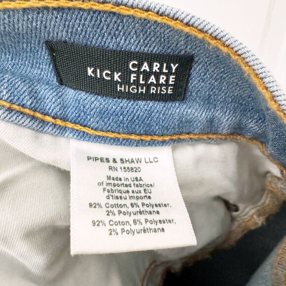 Veronica Beard carly kick-flare jean - durango - Picture 5 of 6